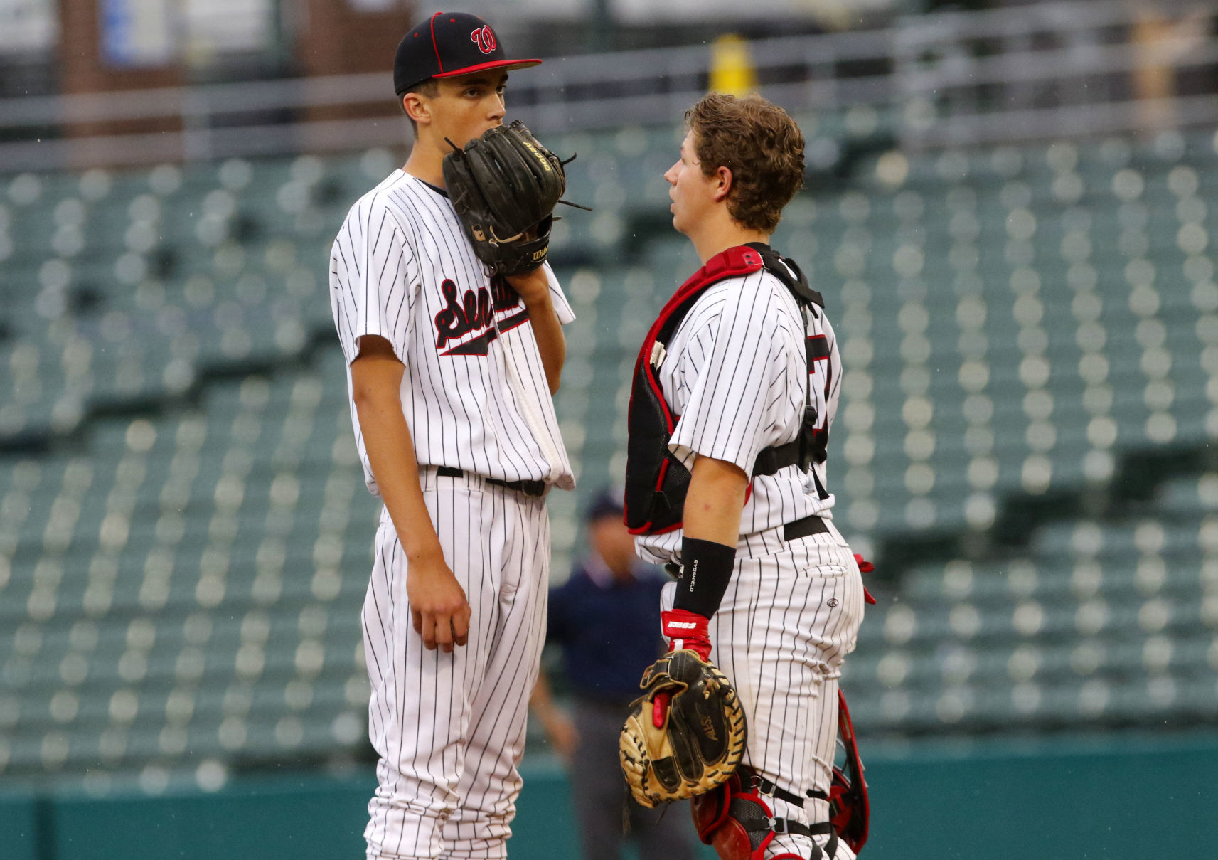 Class A baseball championship: Washington Township vs. University